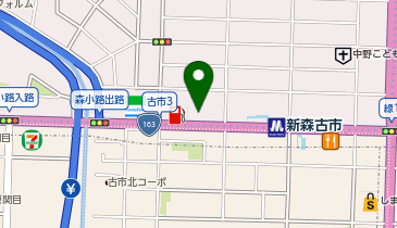 JOYFIT24新森古市の地図画像