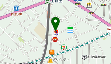 JOYFIT24上新庄の地図画像