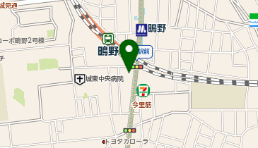 JOYFIT24 ジムLITE 鴫野駅前の地図画像