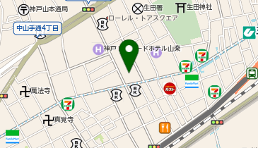 JOYFIT24三宮の地図画像