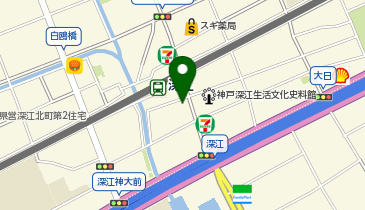 JOYFIT24 ジムLITE 阪神深江駅前の地図画像