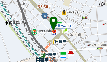 JOYFIT24 日暮里 | 24時間営業フィットネスジムの地図画像