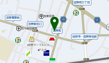 JOYFIT24 田無 | 24時間営業フィットネスジムの地図画像