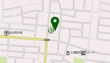 JOYFIT24 仙台荒井の地図画像