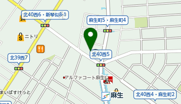 武田塾 札幌麻生校の地図画像
