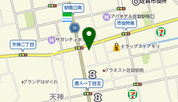 武田塾 佐賀校の地図画像