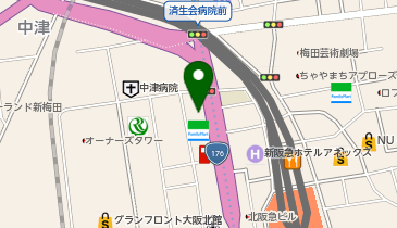 武田塾 大阪校の地図画像
