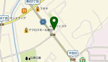 ゴルフドゥ 春日店の地図画像