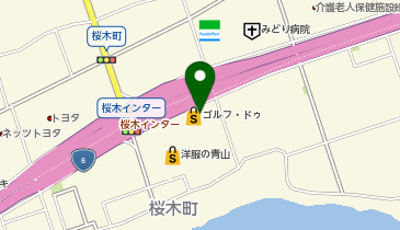 ゴルフドゥ 新潟桜木店の地図画像