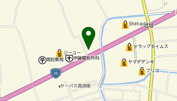 ゴルフドゥ 高知店の地図画像