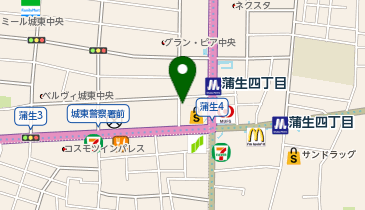 森塾 蒲生四丁目校の地図画像
