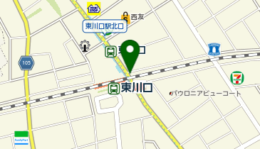 森塾 東川口校の地図画像