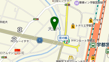 森塾 宇都宮校の地図画像