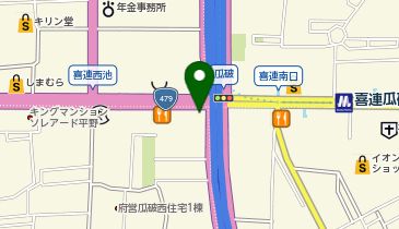 森塾 喜連瓜破校の地図画像