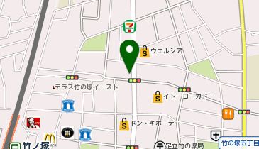 森塾 竹ノ塚校の地図画像