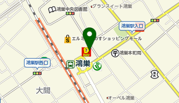 森塾 鴻巣校の地図画像