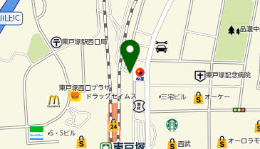 森塾 東戸塚校の地図画像