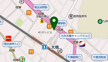 1対1ネッツ 大橋駅前校の地図画像