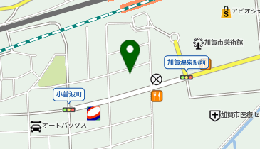 英検アカデミー 加賀温泉教室の地図画像