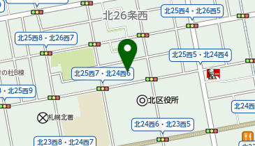 英検アカデミー 札幌北24条教室の地図画像
