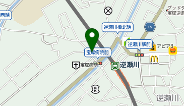 英検アカデミー 逆瀬川教室の地図画像