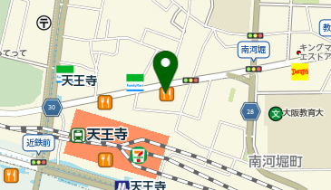 英検アカデミー 天王寺駅前教室の地図画像