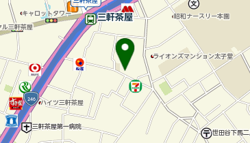 英検アカデミー 三軒茶屋教室の地図画像