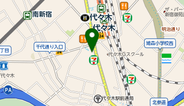 英検アカデミー 代々木教室の地図画像