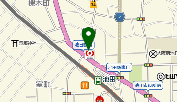 英検アカデミー 池田教室の地図画像
