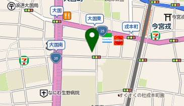 英検アカデミー 今宮戎教室の地図画像