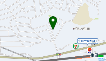 英検アカデミー 生田教室の地図画像