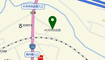 英検アカデミー 大月教室の地図画像