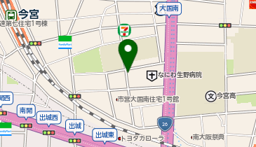 英検アカデミー 今宮教室の地図画像