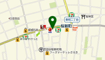 早稲田アカデミー 桜新町校の地図画像