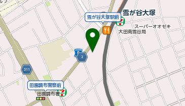 早稲田アカデミー 雪が谷大塚校の地図画像