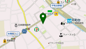 早稲田アカデミー個別進学館 平和台校の地図画像