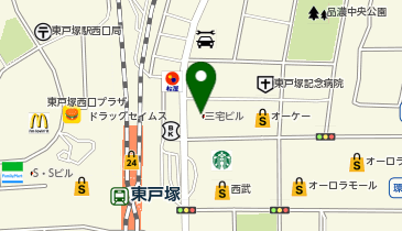 早稲田アカデミー 東戸塚校の地図画像