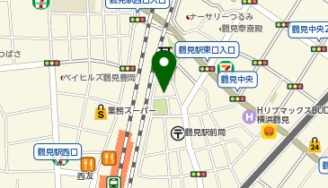 花まる学習会 鶴見教室の地図画像