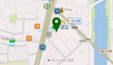 名学館 一之江校の地図画像