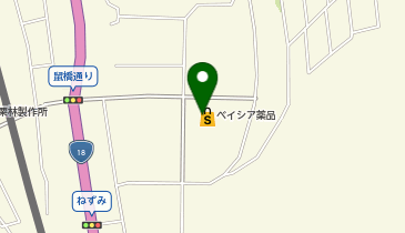 ベイシア薬品坂城店の地図画像