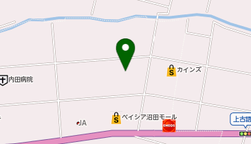 ベイシア沼田モール店の地図画像
