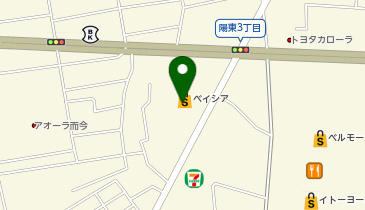 ベイシア宇都宮陽東店の地図画像