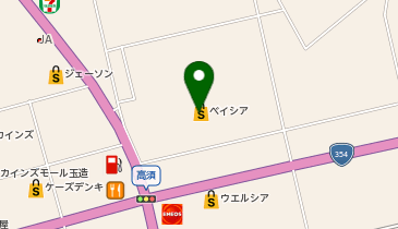 ベイシア 玉造店の地図画像