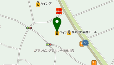 ベイシア Foods Park なめがわモール店の地図画像