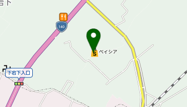 ベイシア山梨店の地図画像