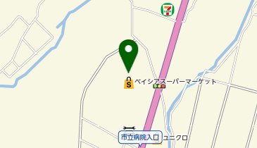 ベイシアスーパーマーケット富士吉田店の地図画像