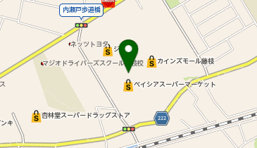 ベイシアスーパーマーケット藤枝店の地図画像