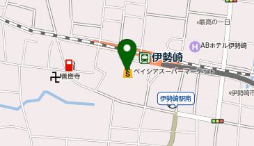 ベイシアスーパーマーケット伊勢崎駅前店の地図画像