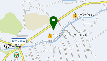 ベイシアスーパーマーケット鳩山店の地図画像