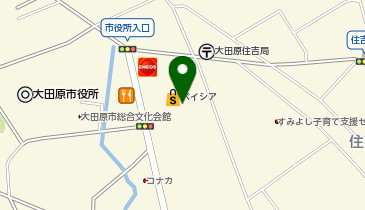 Beisia Foods Park 大田原店の地図画像